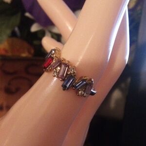 Elegant Multicolor Gemstone Ring